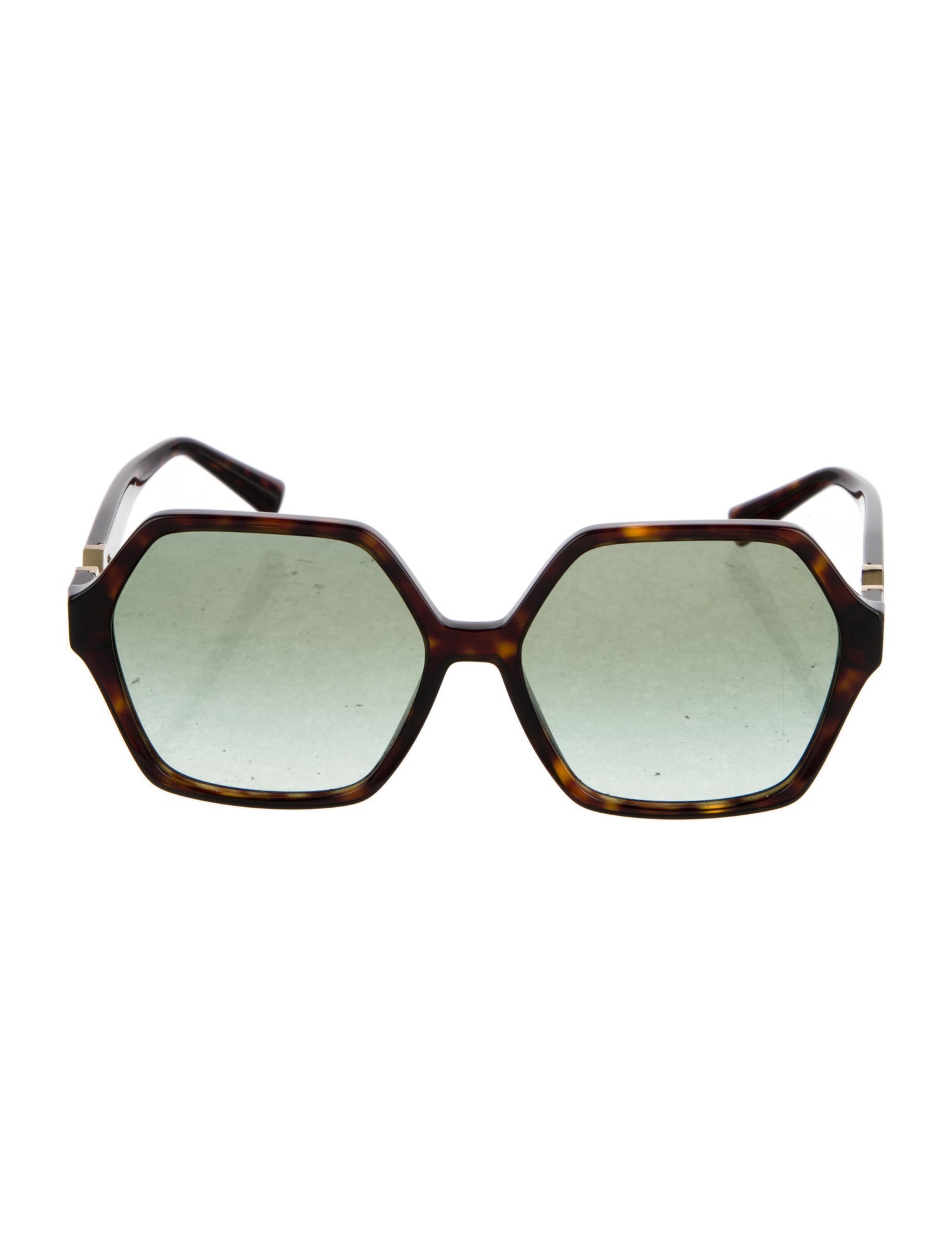 Valentino Square Gradient Sunglasses