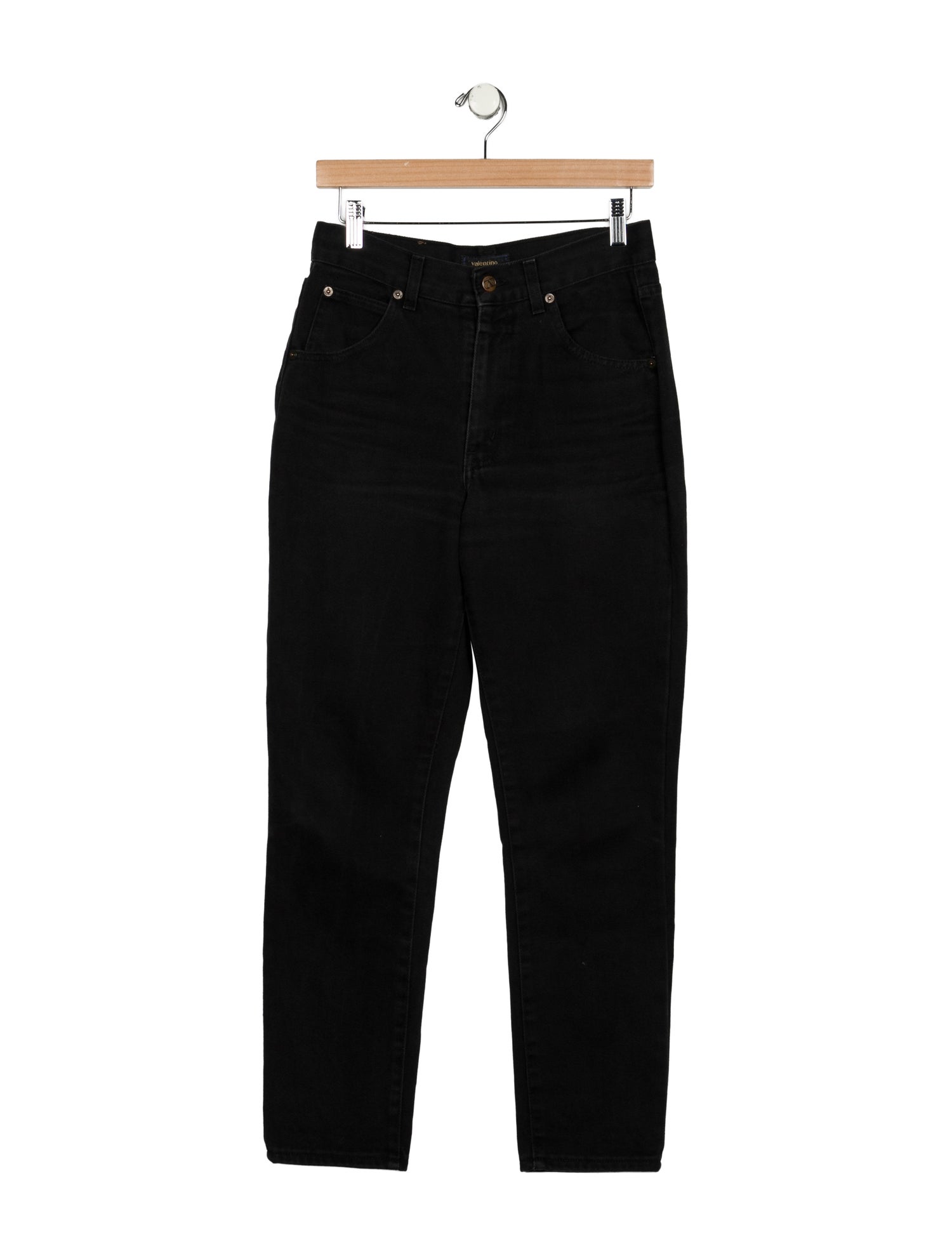 Valentino Jeans High-Rise Straight Leg Jeans