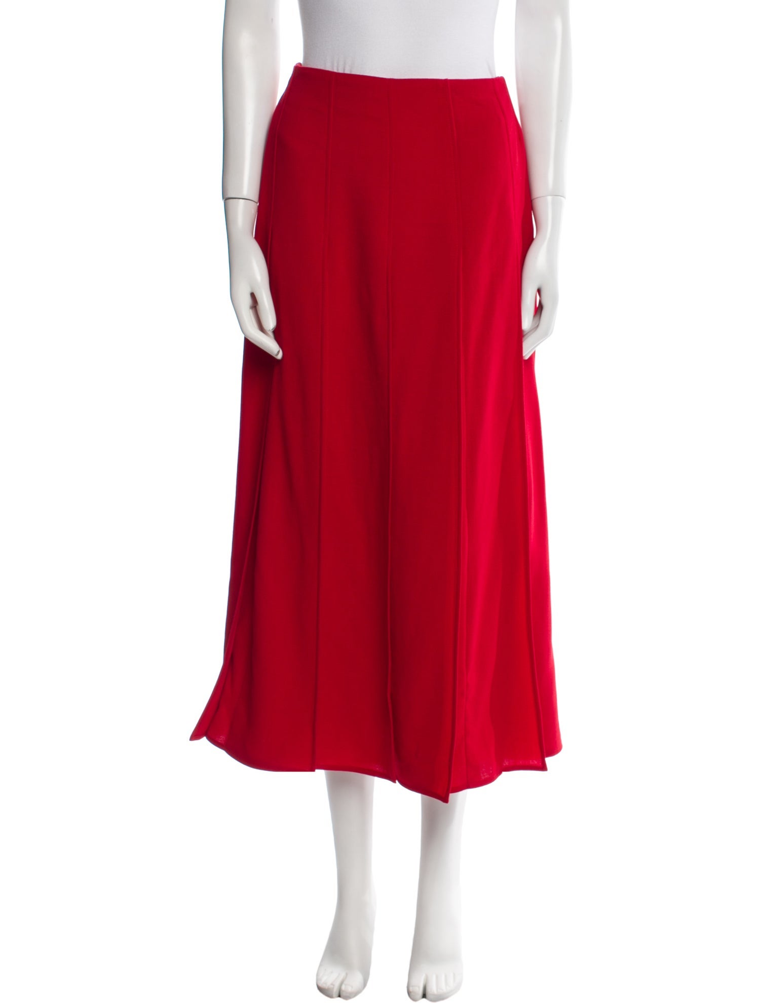 Valentino Virgin Wool Midi Length Skirt