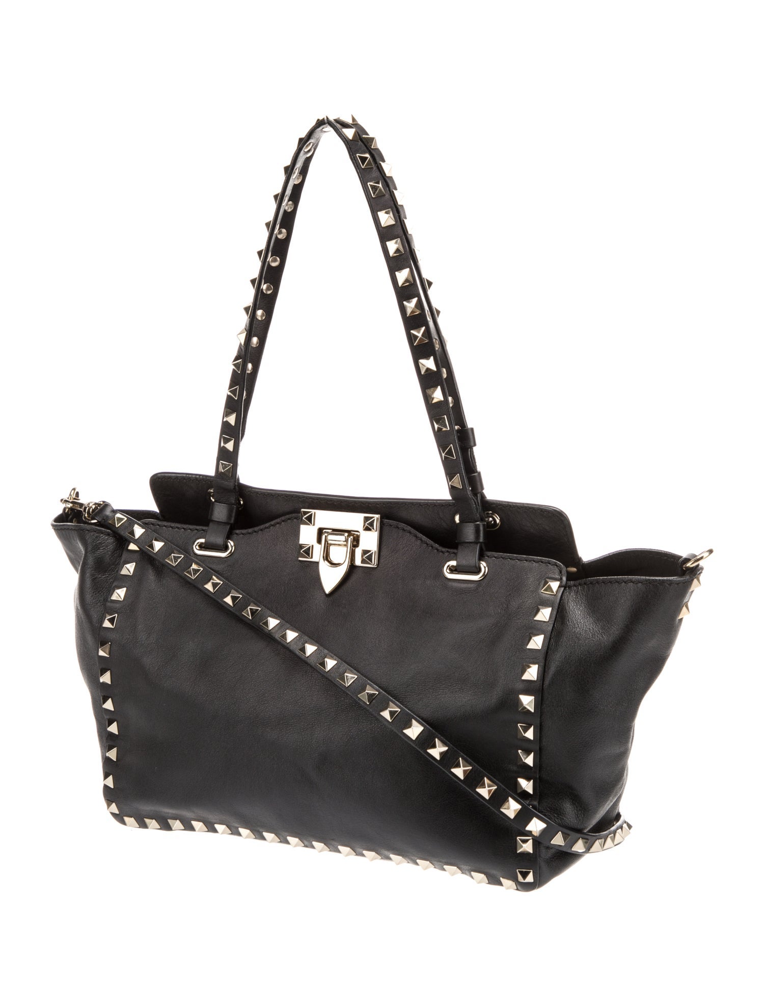 Valentino Rockstud Top Handle Bag