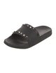 Valentino Rockstud Accents Rubber Slides