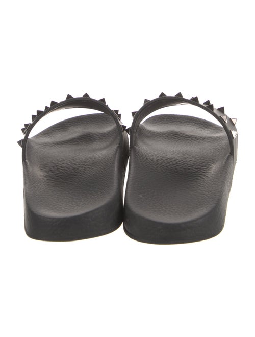 Valentino Rockstud Accents Rubber Slides