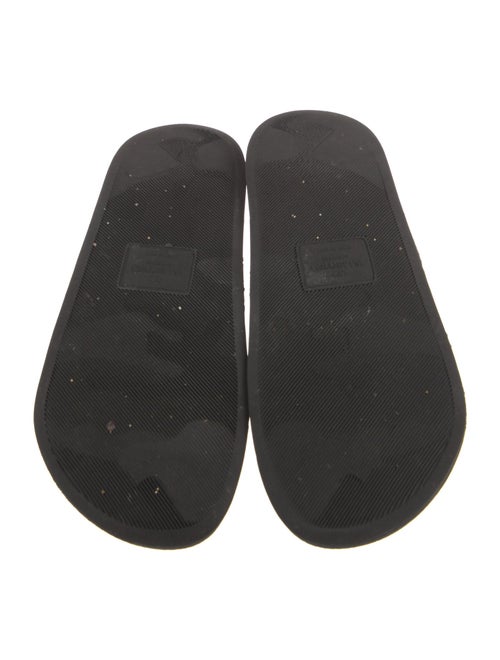 Valentino Rockstud Accents Rubber Slides