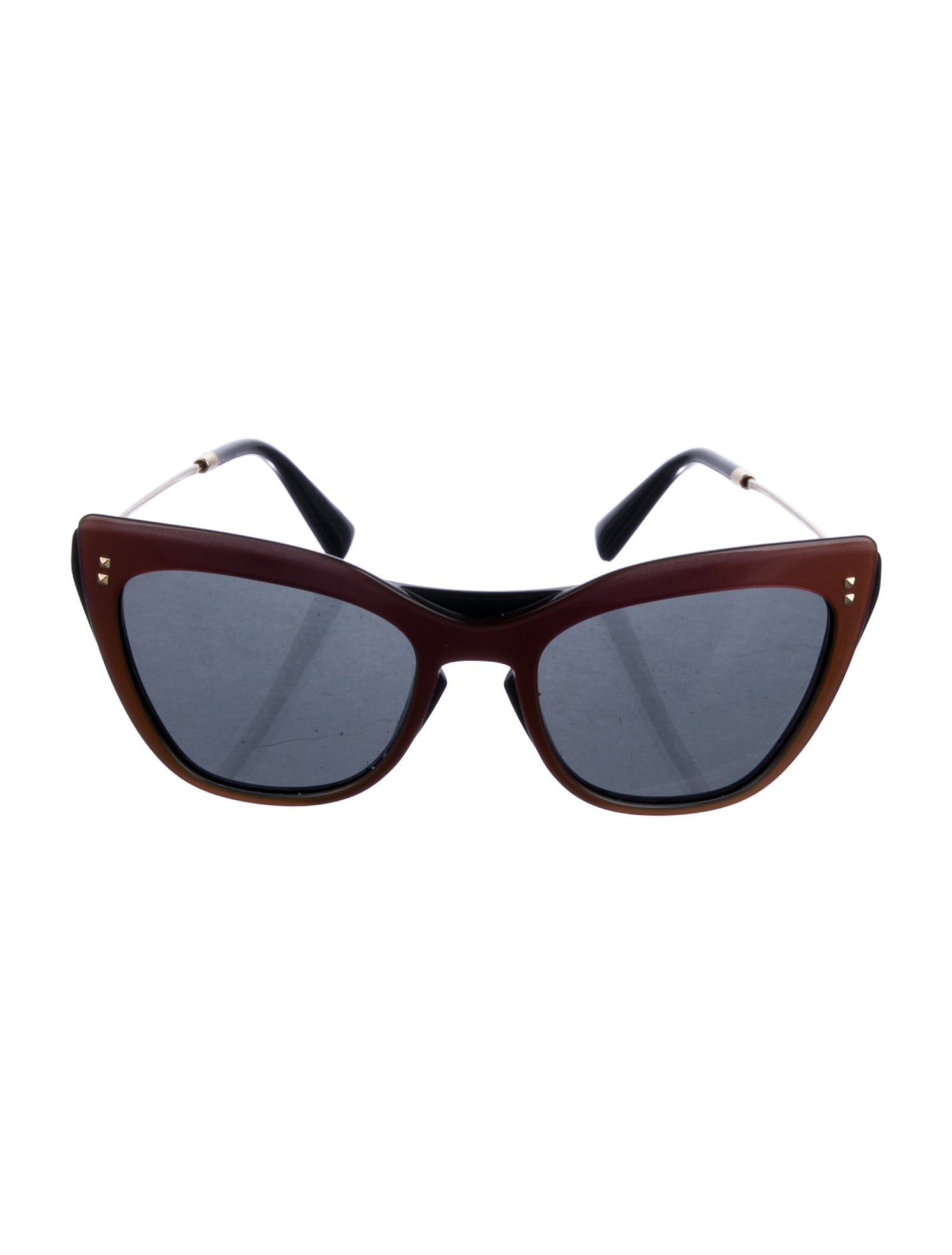 Valentino Rockstud Accents Cat-Eye Sunglasses