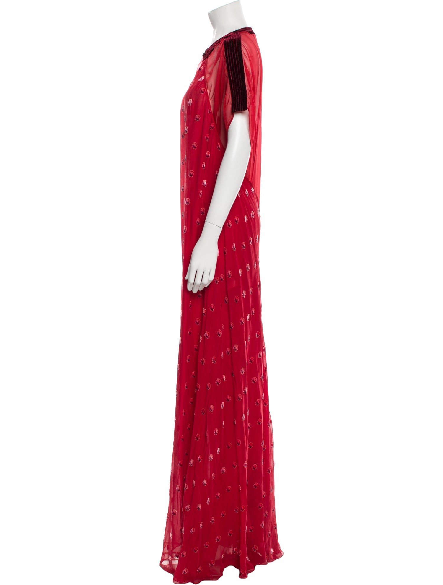 Valentino Silk Long Dress
