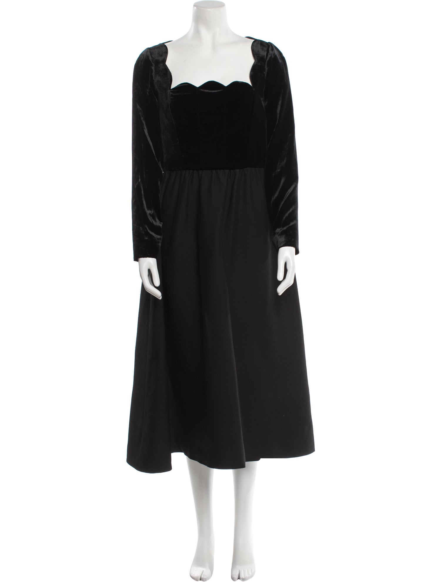 Valentino Virgin Wool Long Dress