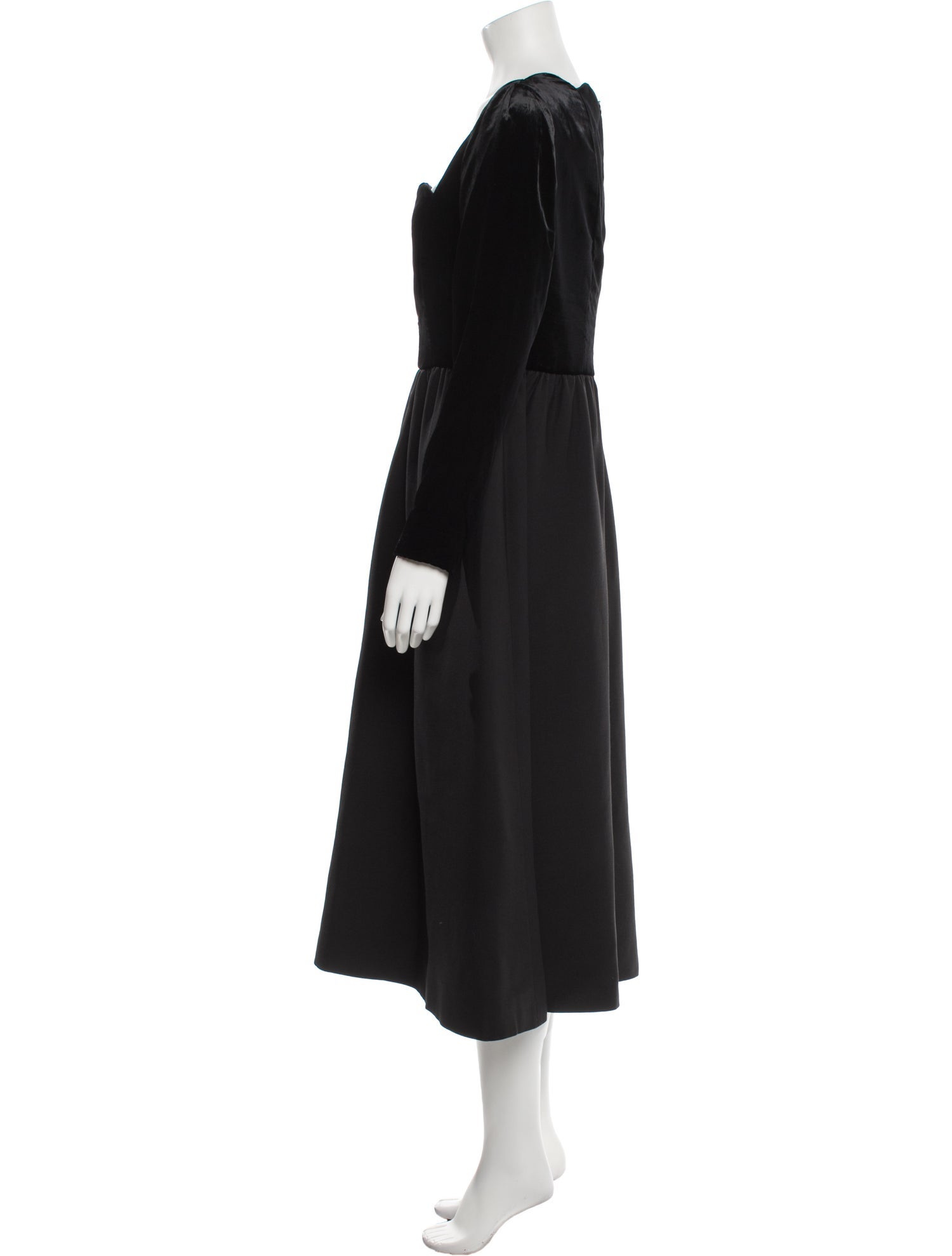Valentino Virgin Wool Long Dress