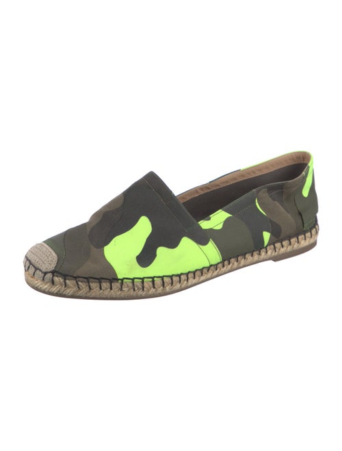 Valentino Canvas Camouflage Print Espadrilles