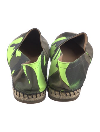 Valentino Canvas Camouflage Print Espadrilles