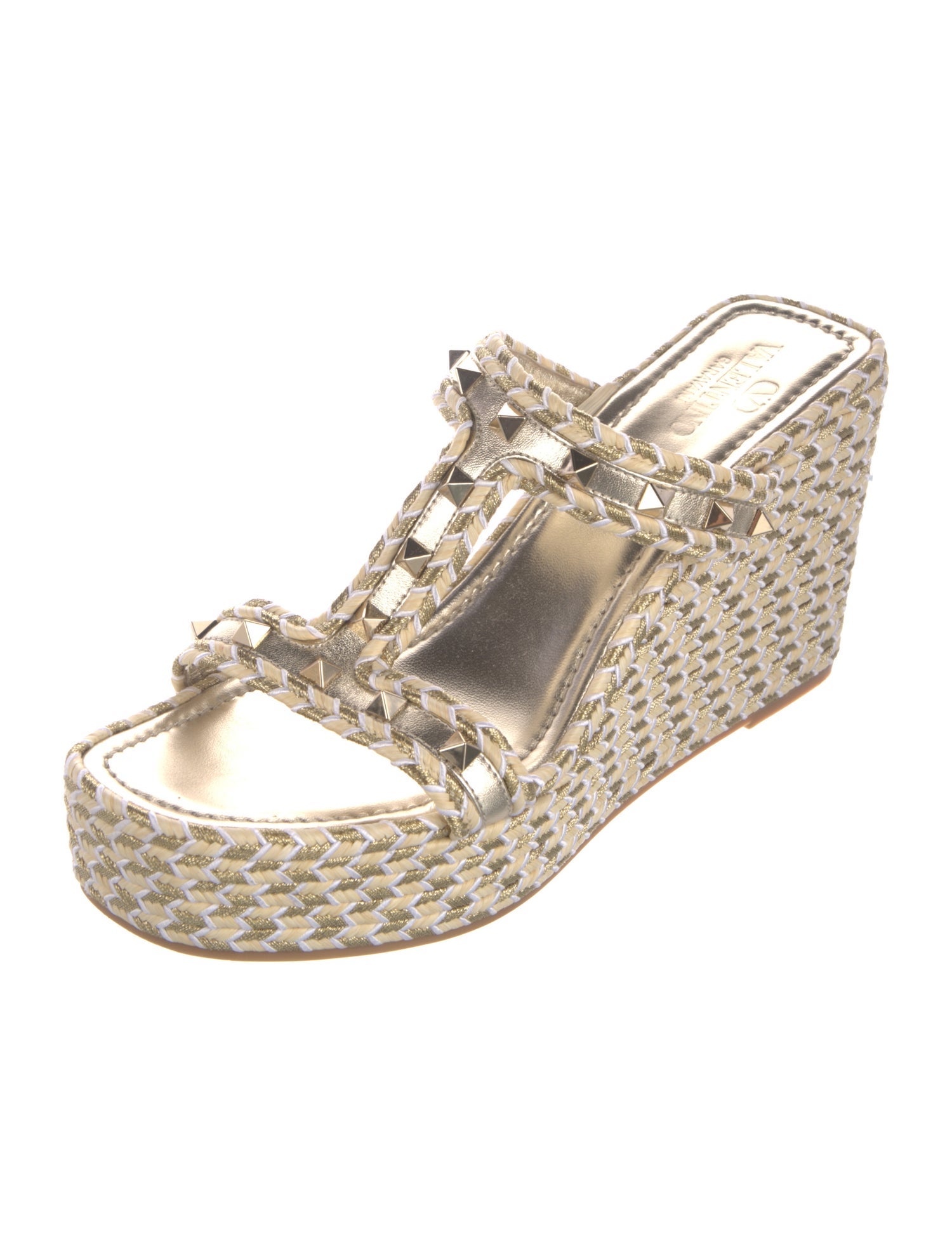 Valentino Rockstud Accents Studded Accents Espadrilles