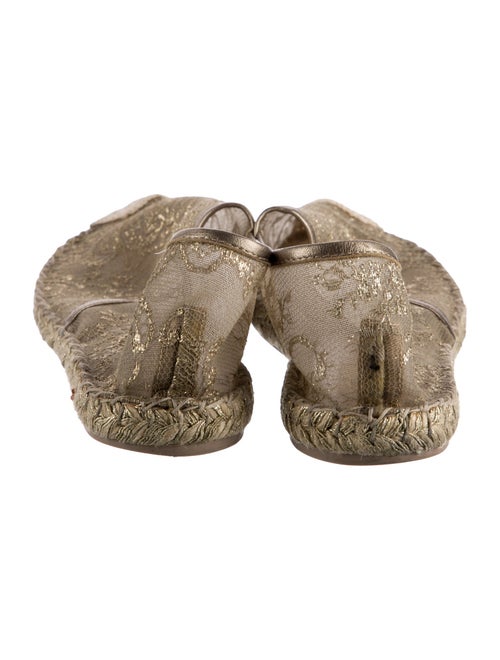 Valentino Lace Pattern Espadrilles