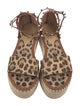 Valentino Rockstud Accents Canvas Espadrilles