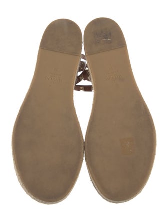 Valentino Rockstud Accents Canvas Espadrilles