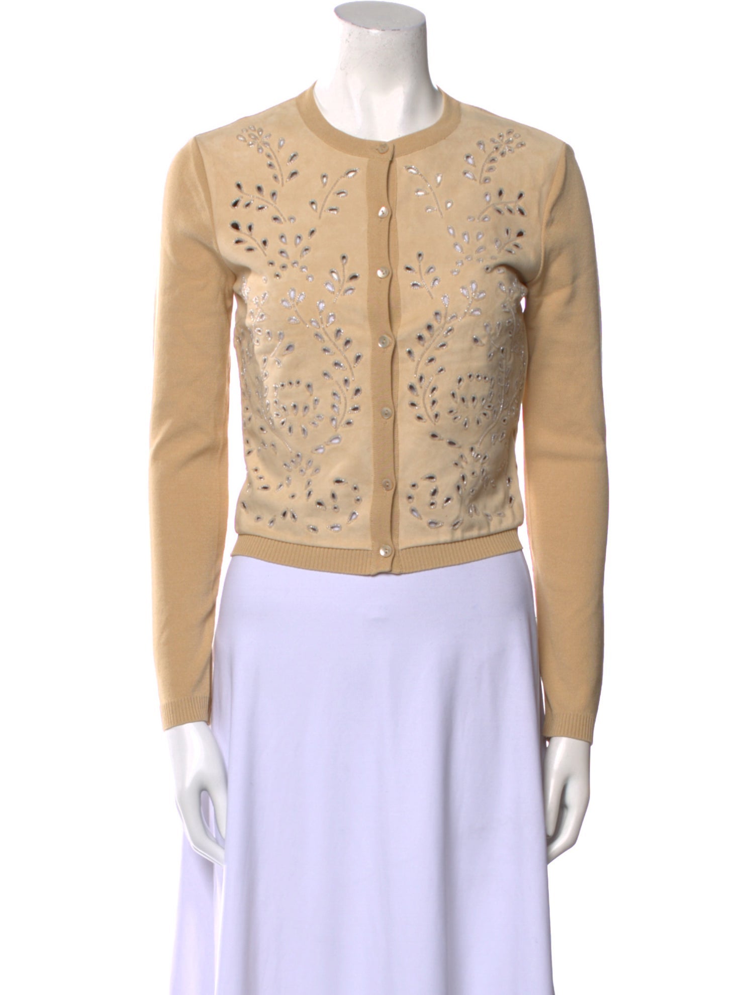 Valentino Silk Crew Neck Sweater