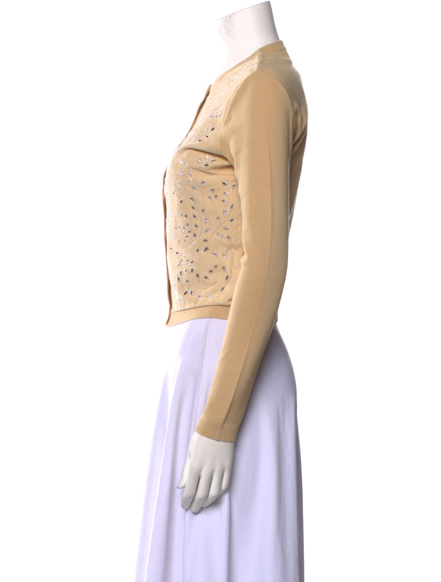 Valentino Silk Crew Neck Sweater