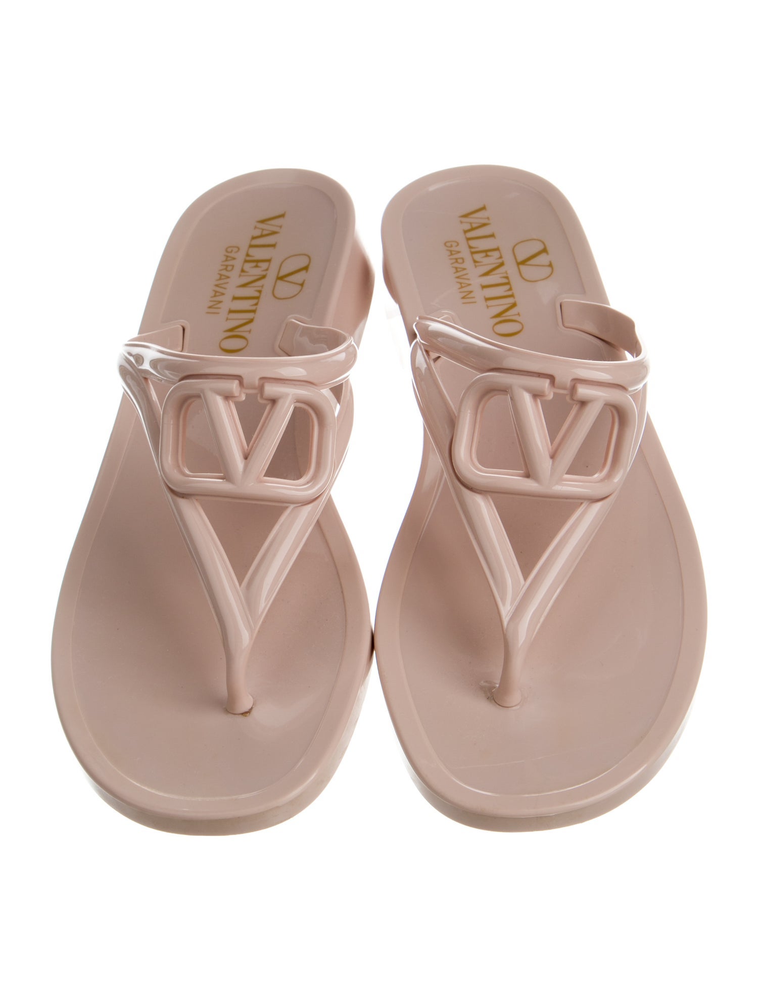 Valentino Rubber Flip Flops
