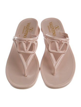 Valentino Rubber Flip Flops