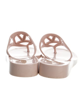 Valentino Rubber Flip Flops