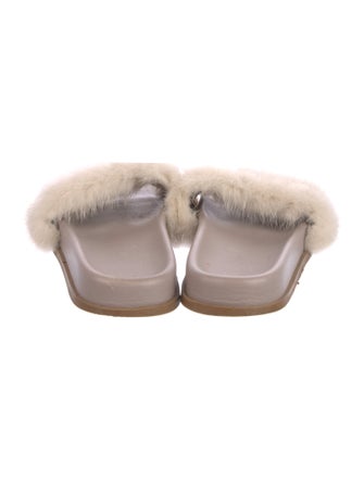 Valentino Rockstud Accents Leather Slides