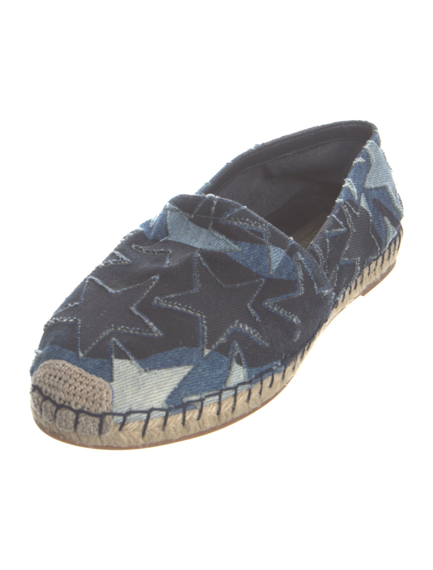 Valentino Denim Printed Espadrilles
