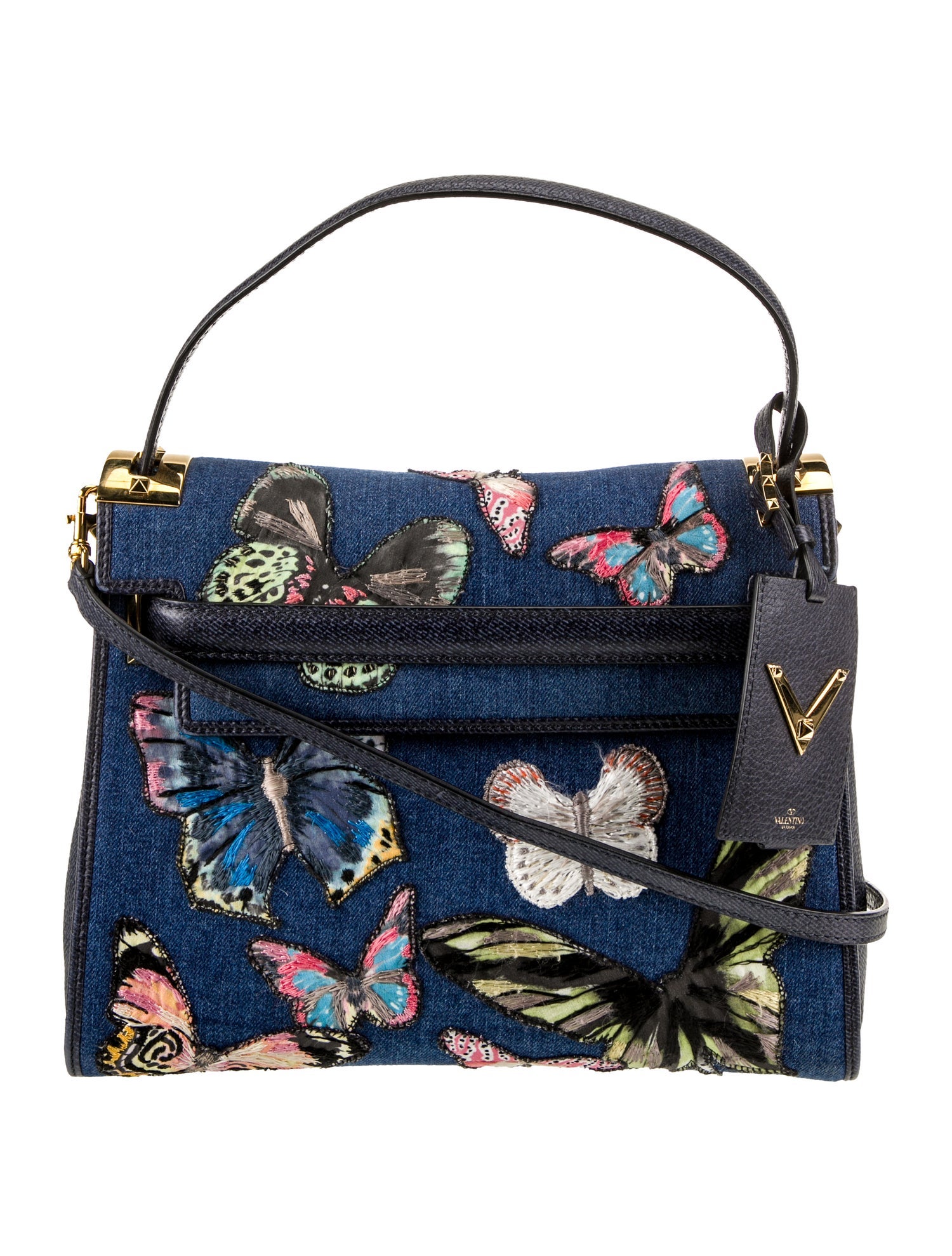 Valentino Rockstud Top Handle Bag