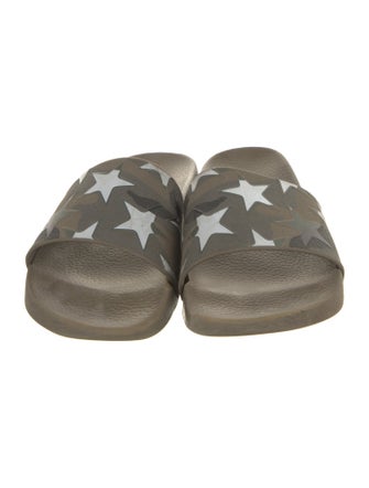 Valentino Rubber Printed Slides