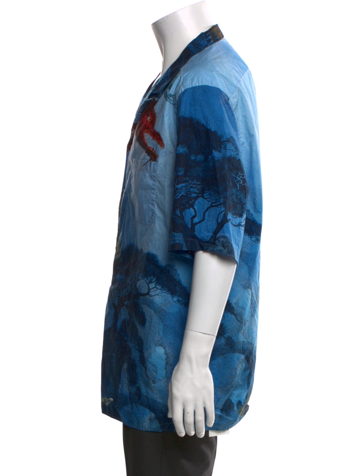 Valentino Graphic Print Short Sleeve Shirt