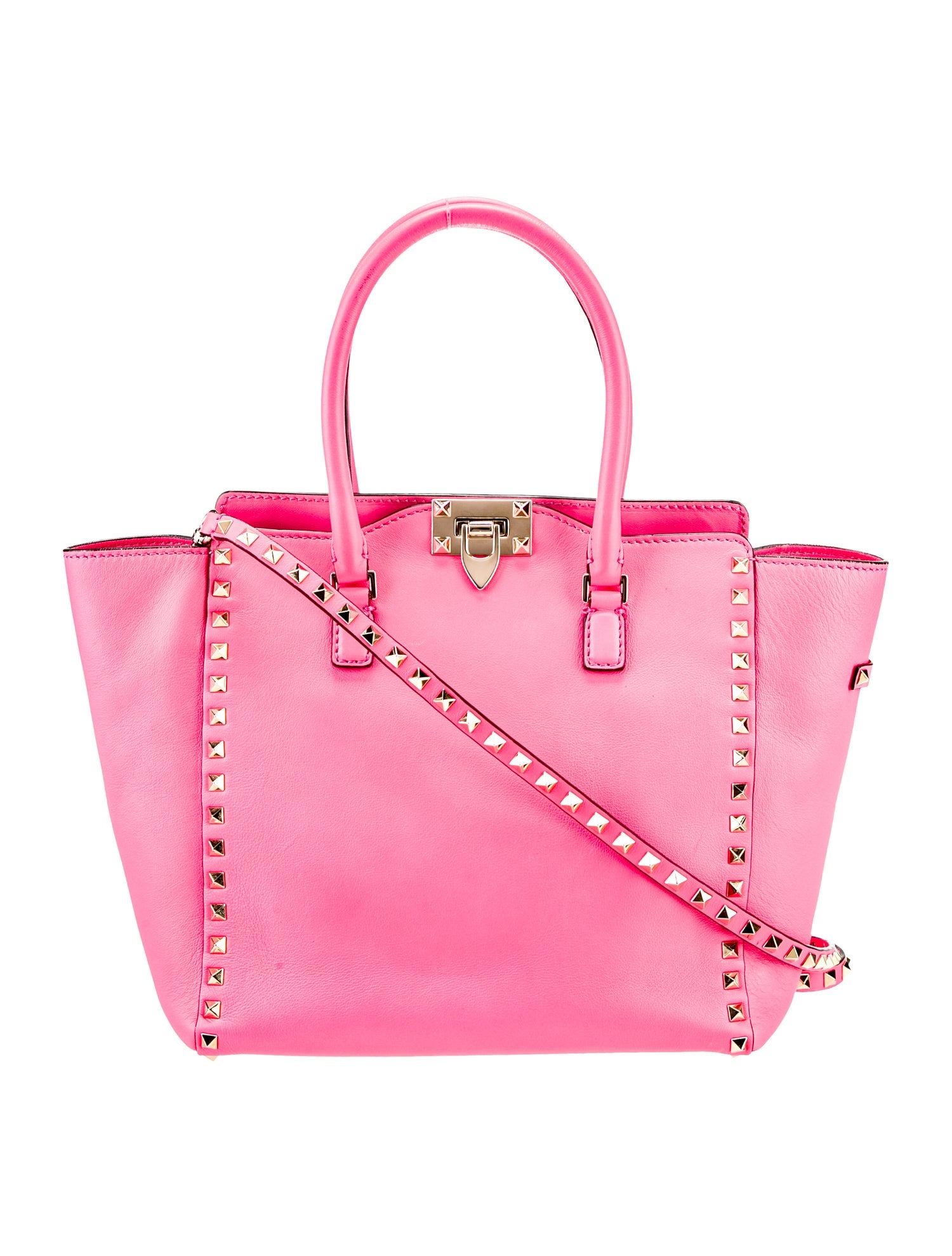 Valentino Rockstud Top Handle Bag