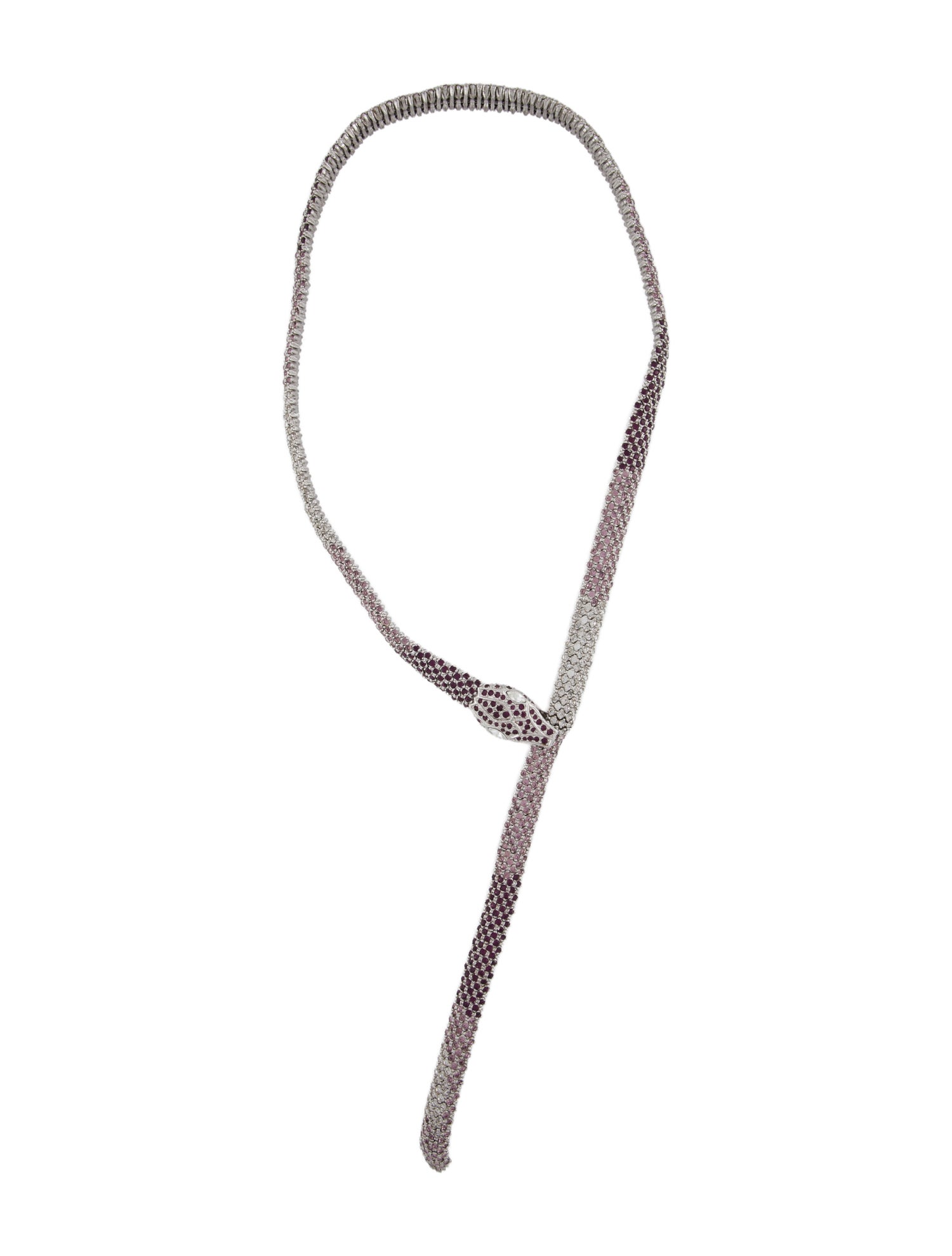 Valentino Crystal Snake Necklace