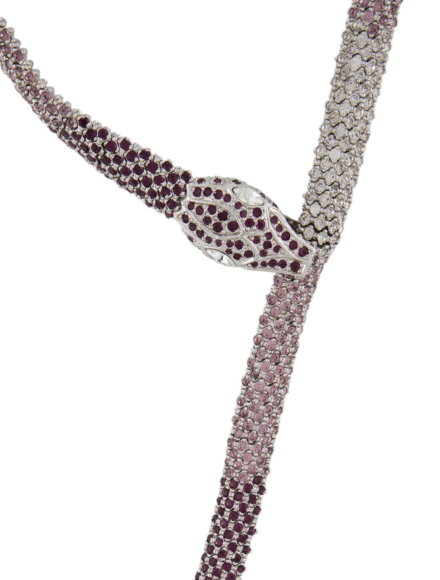 Valentino Crystal Snake Necklace