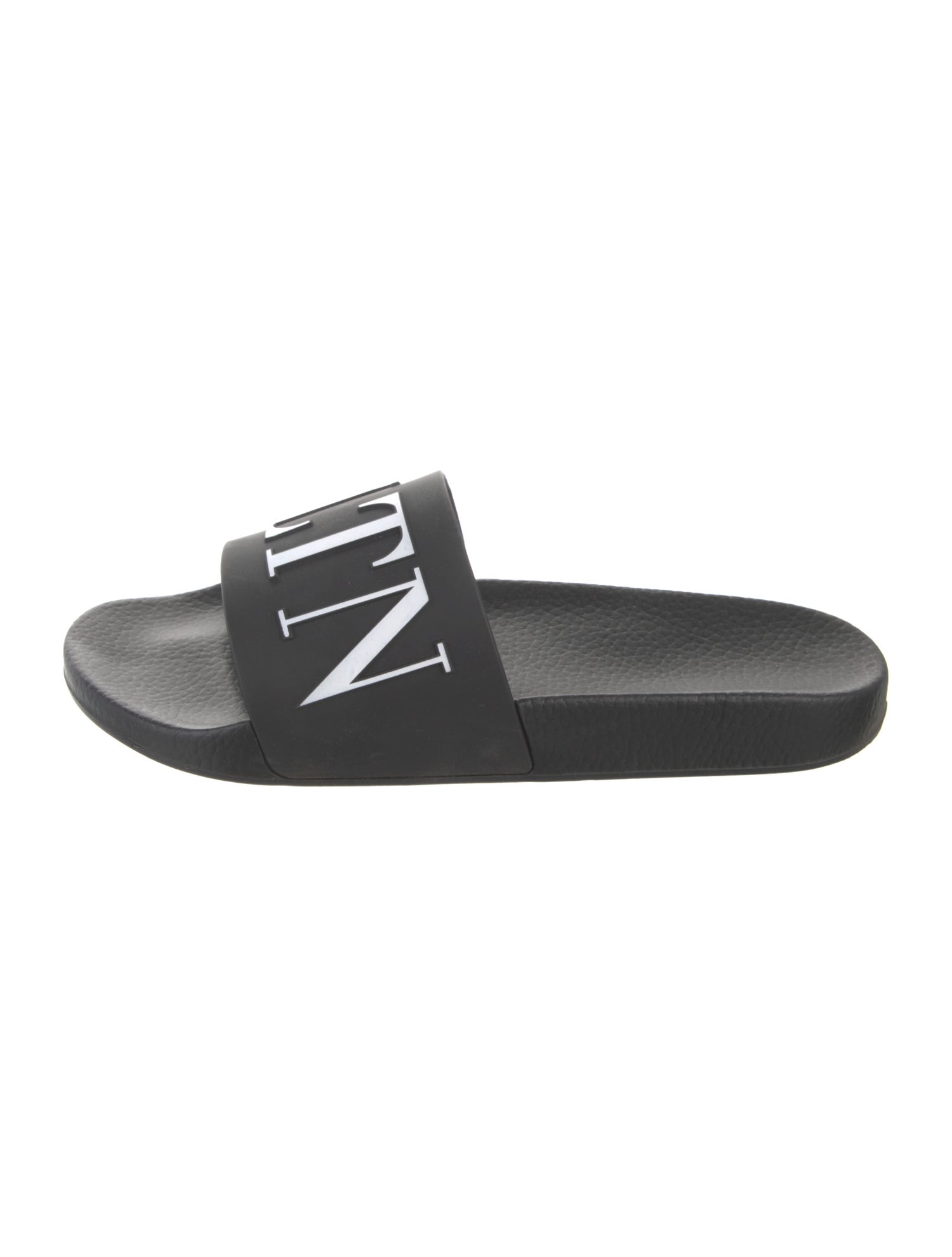 Valentino Rubber Graphic Print Slides
