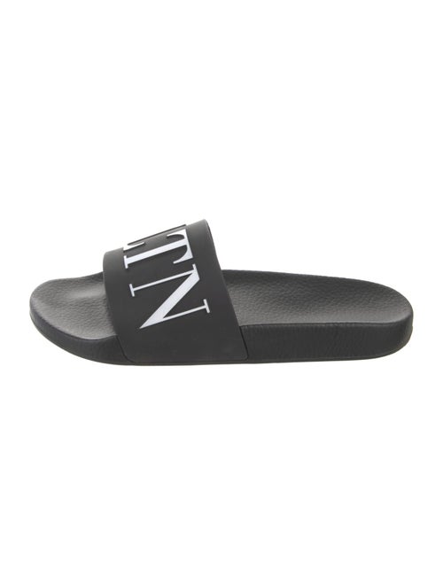 Valentino Rubber Graphic Print Slides
