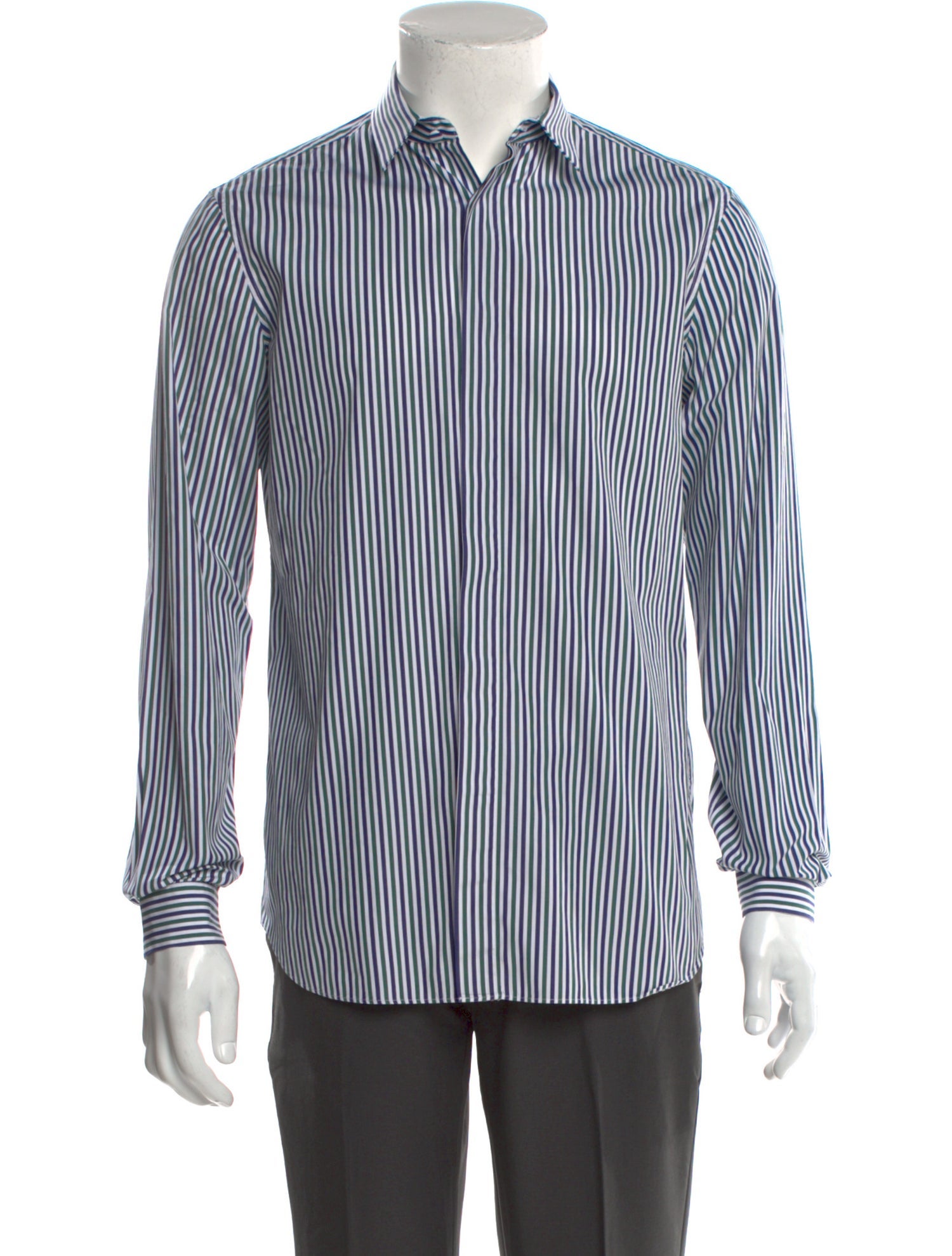 Valentino Striped Long Sleeve Shirt