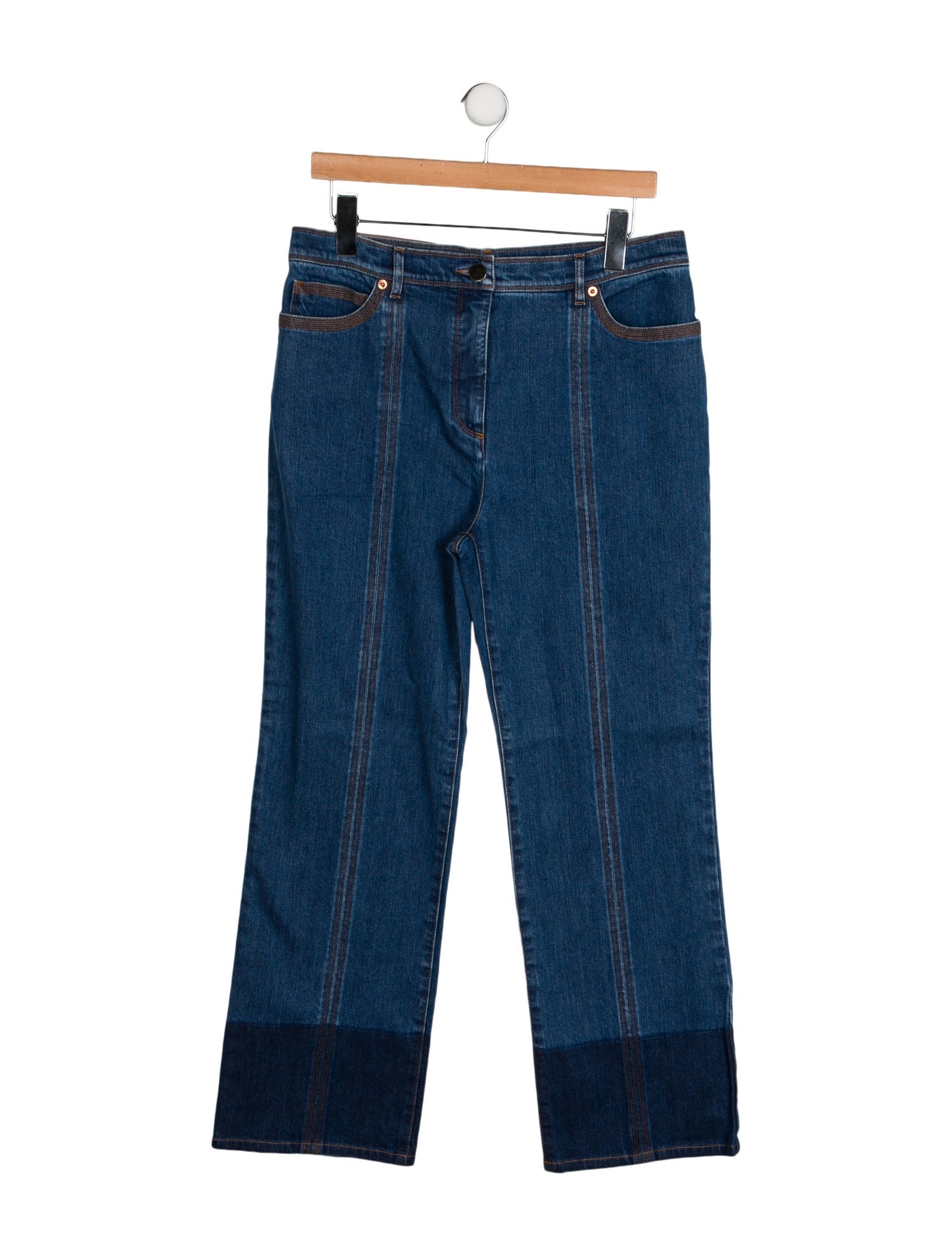 Valentino High-Rise Wide Leg Jeans