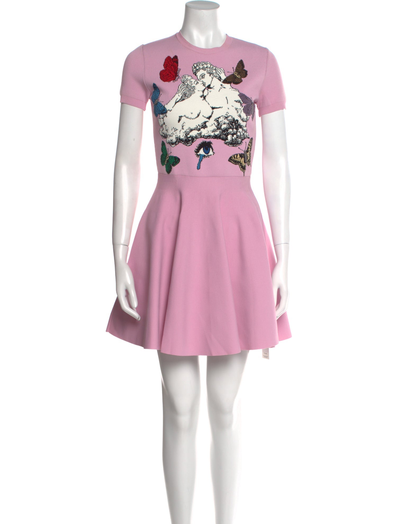 Valentino Graphic Print Mini Dress