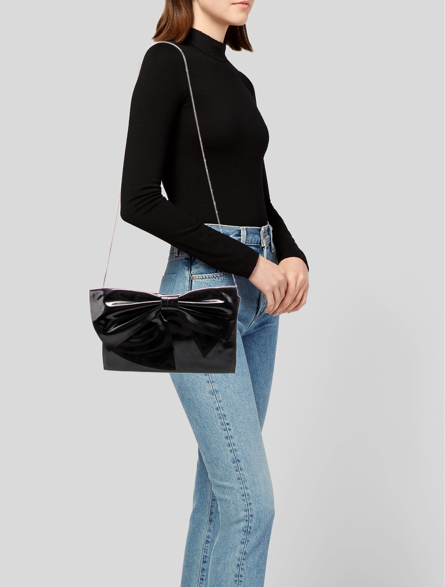 Valentino Patent Leather Clutch