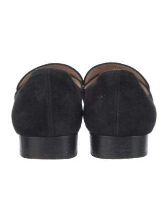 Valentino Rockstud Accents Suede Mary Jane Flats