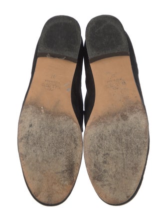 Valentino Rockstud Accents Suede Mary Jane Flats