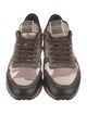 Valentino Rockstud Accents Printed Sneakers