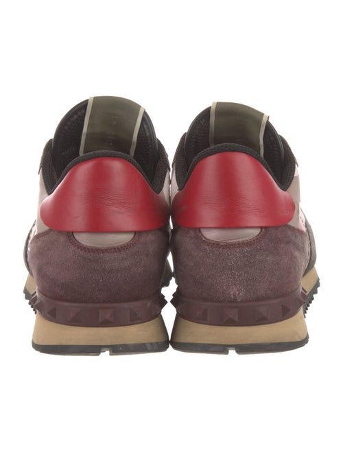 Valentino Rockstud Accents Printed Sneakers