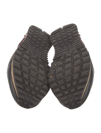 Valentino Rockstud Accents Printed Sneakers