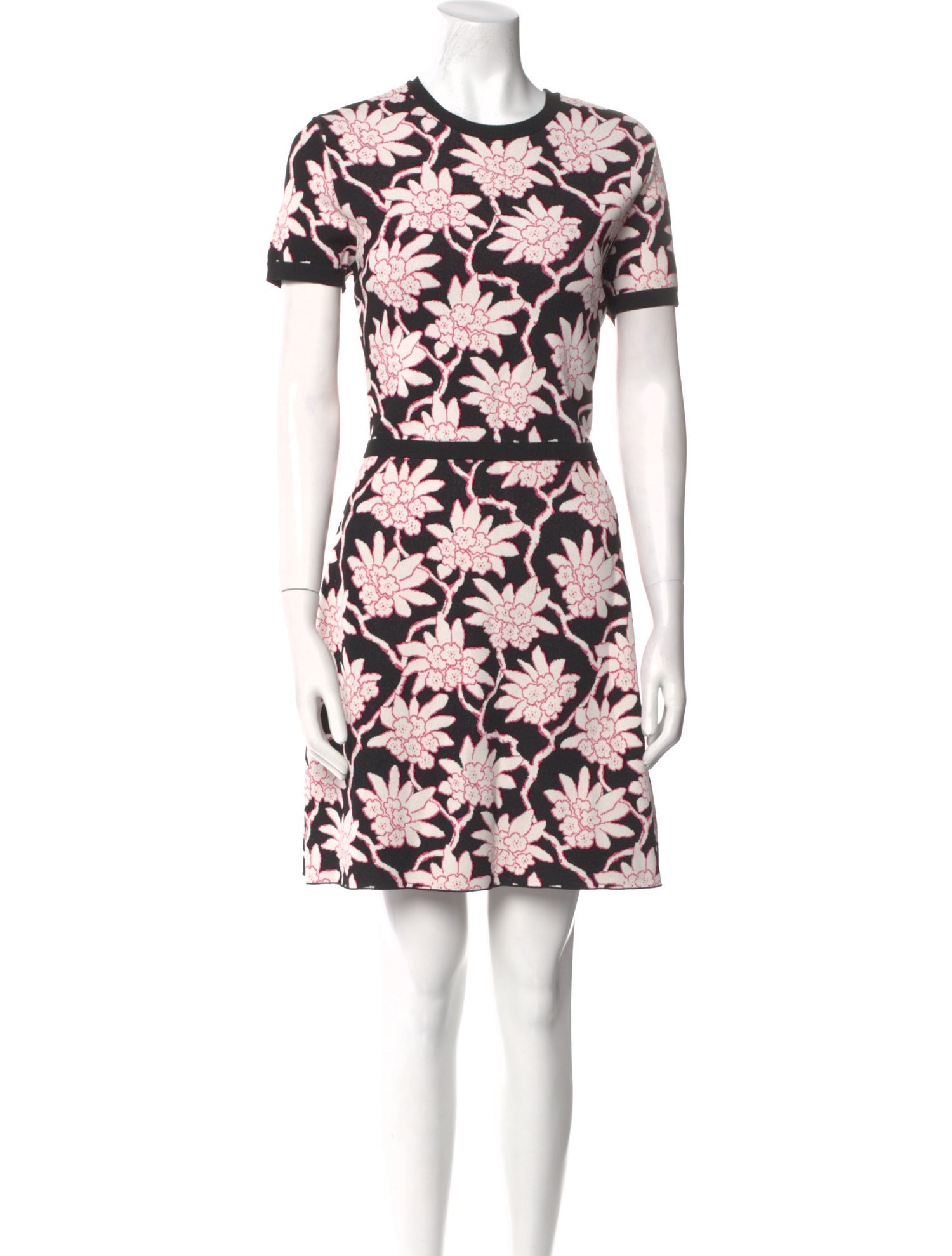 Valentino Floral Print Mini Dress