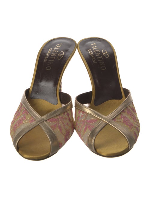 Valentino Lace Lace Pattern Mules