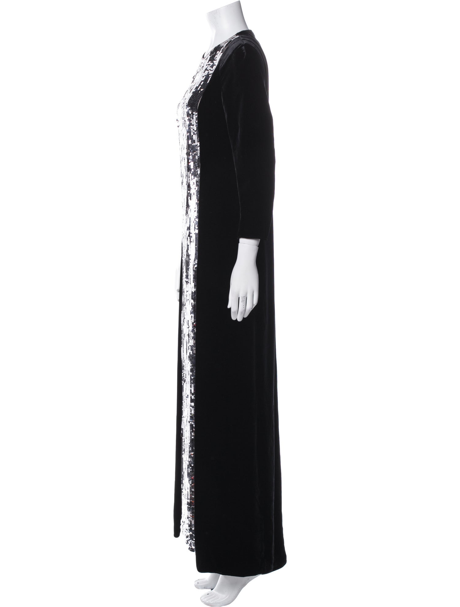 Valentino Crew Neck Long Dress