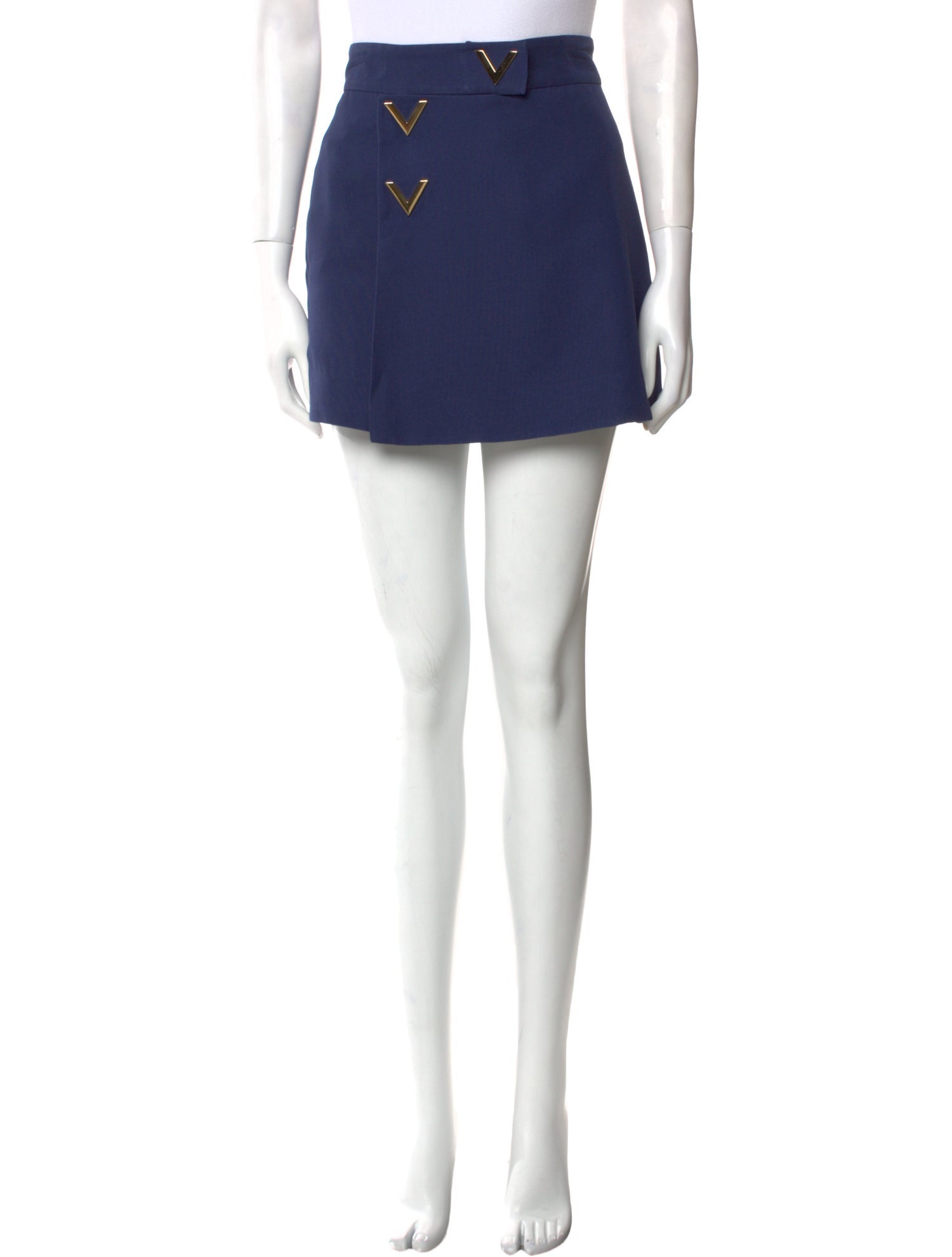 Valentino Virgin Wool Mini Skirt