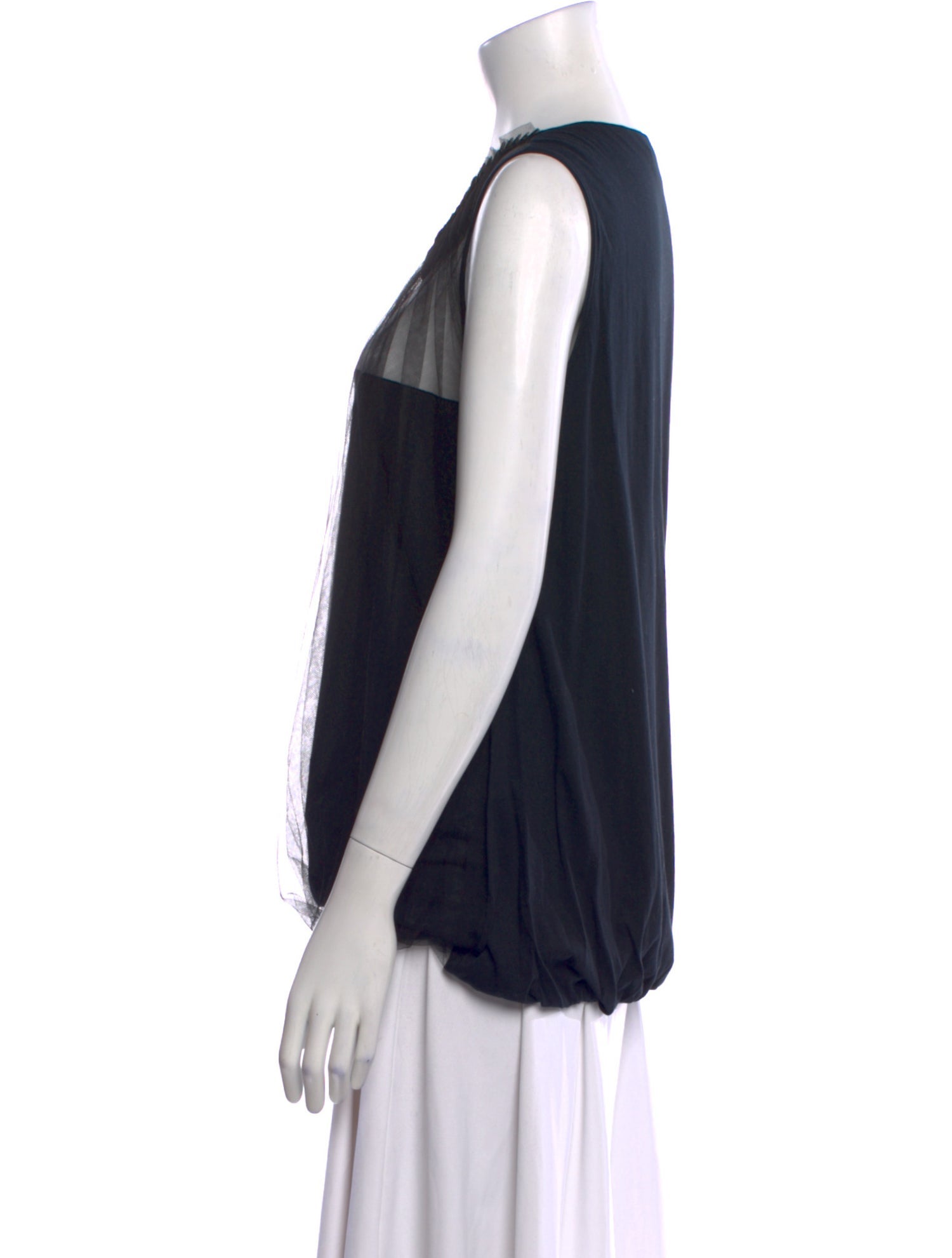 Valentino Scoop Neck Sleeveless Top