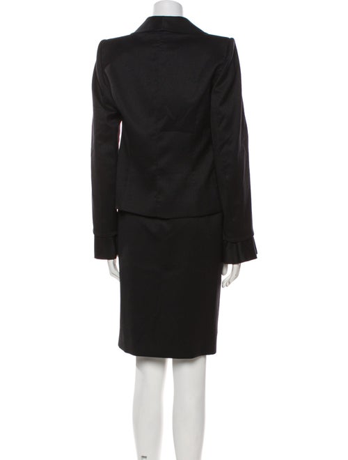 Valentino Virgin Wool Bow Accents Dress Set