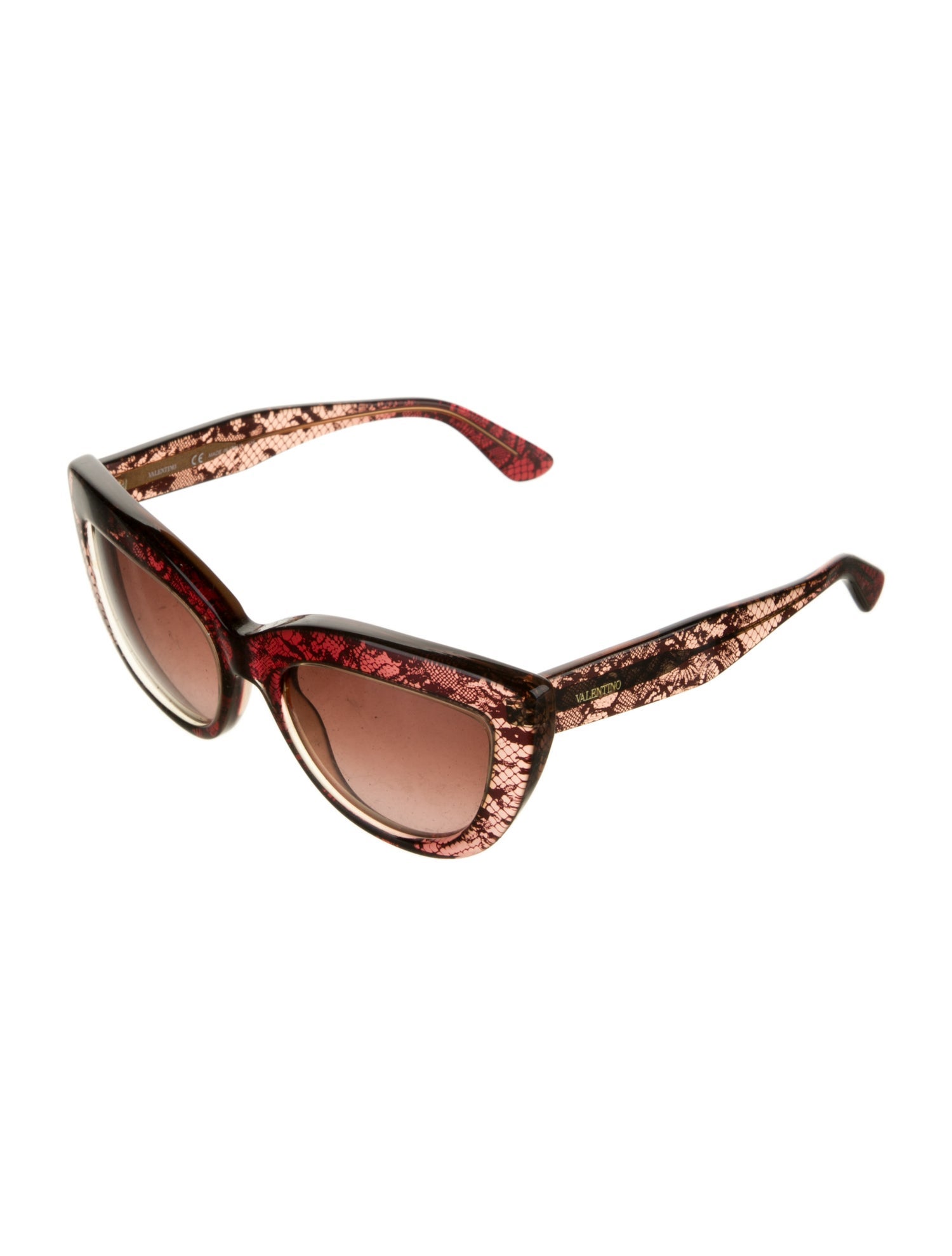 Valentino Cat-Eye Tinted Sunglasses