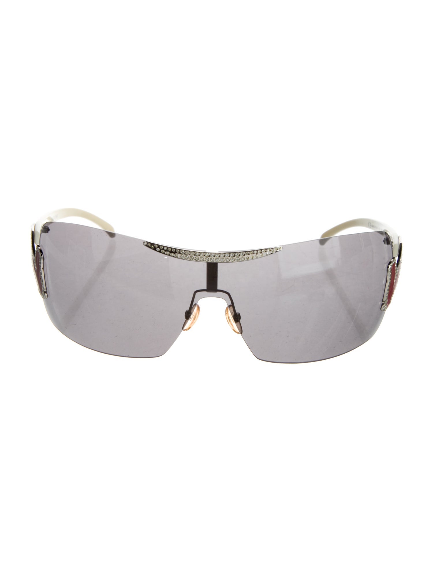 Valentino Shield Tinted Sunglasses