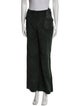 Valentino Calf Leather Wide Leg Pants